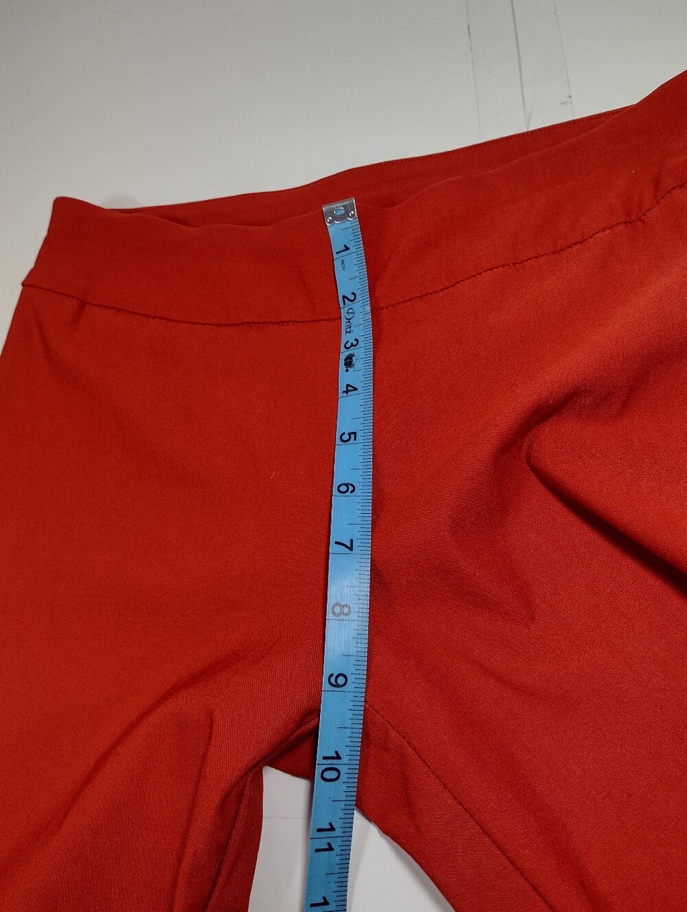 Chico's Slim Ponte Pants in Bright Red Stretchy (00P) - Picture 12 of 14